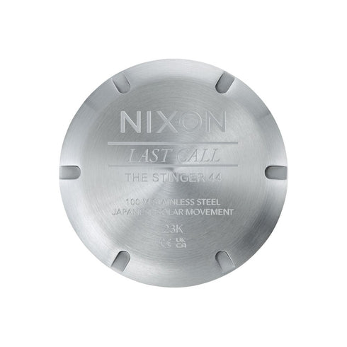 Nixon Stinger 44 Silver / Black / White - Streetart.fr
